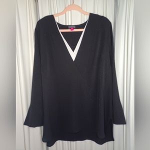 Vince Camuto XL Black Blouse